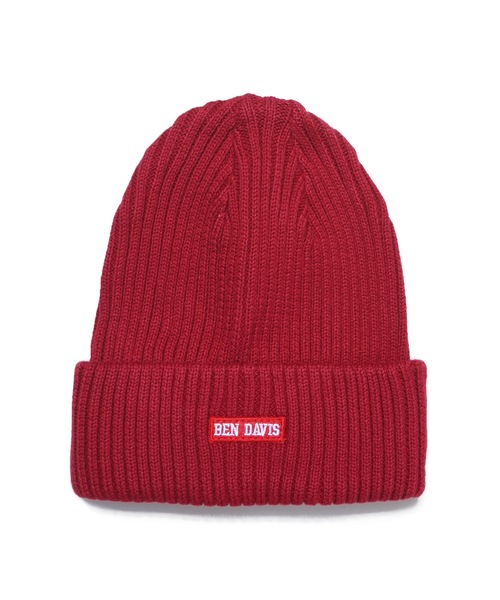 BEN DAVIS ORIGINALS(ベンデイビスオリジナルス)の「BEN DAVIS MINI WAPPEN KNIT CAP(ニットキャップ/ビーニー・メンズ・ホワイト/ブラック/ネイビー/ヘザーグレー/ブラウン系その他/ブラック系その他/ブルー系その他2/レッド・FREE)」の8枚目の写真
