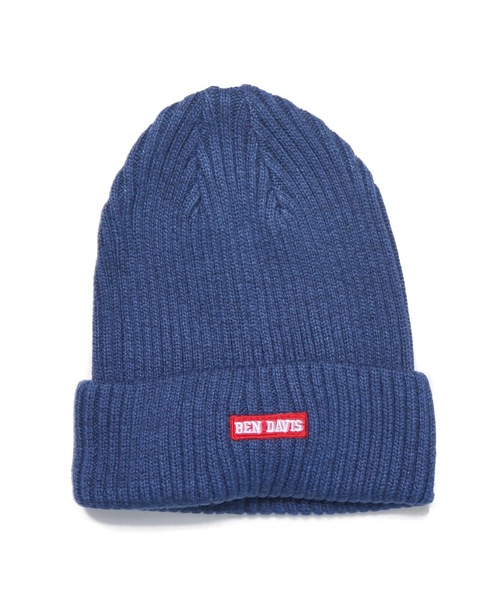 BEN DAVIS ORIGINALS(ベンデイビスオリジナルス)の「BEN DAVIS MINI WAPPEN KNIT CAP(ニットキャップ/ビーニー・メンズ・ホワイト/ブラック/ネイビー/ヘザーグレー/ブラウン系その他/ブラック系その他/ブルー系その他2/レッド・FREE)」の7枚目の写真