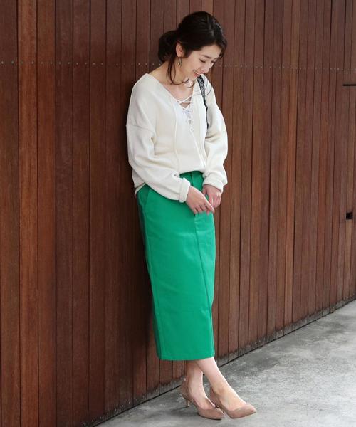 Dickies(ディッキーズ)の「【別注】<Dickies>∴タイトスカート о(スカート・レディース・ブラック/ライトグレー/ケリー/ダークブラウン/マスタード・SMALL/MEDIUM)」の8枚目の写真