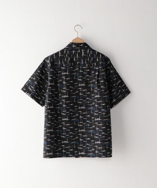 Steven Alan（スティーブンアラン）の「＜Steven Alan＞ C/L PRINT OPEN COLLAR-BOLD SHIRT/シャツ（シャツ/ブラウス・メンズ・ブラック・SMALL/MEDIUM/X-LARGE/LARGE）」の5枚目の写真