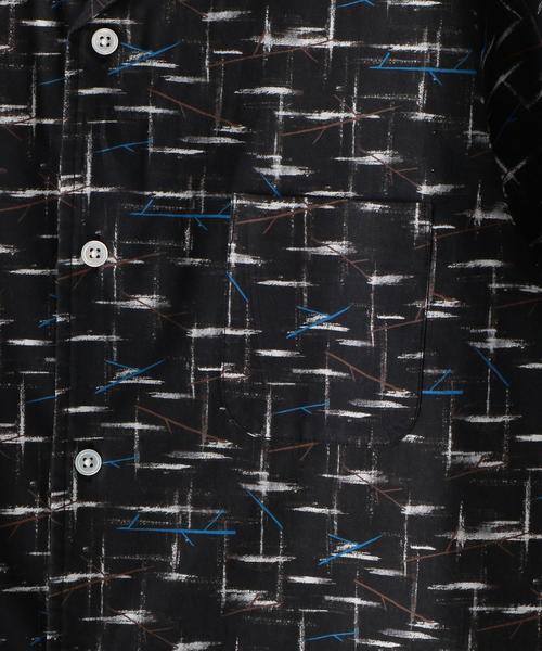 Steven Alan（スティーブンアラン）の「＜Steven Alan＞ C/L PRINT OPEN COLLAR-BOLD SHIRT/シャツ（シャツ/ブラウス・メンズ・ブラック・SMALL/MEDIUM/X-LARGE/LARGE）」の10枚目の写真