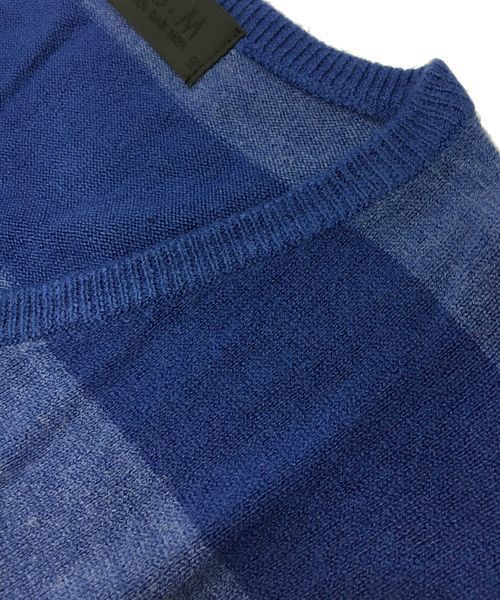 A.S.M（エーエスエム）の「ハイゲ－ジスプリングニット（ニット/セーター・メンズ・ブルー/ブラック/レッド/パープル・48/50）」の9枚目の写真