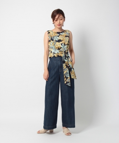 laboratory work（ラボラトリーワーク）の「羽柄セットアップワンピース（ワンピース・レディース・ベージュ/ネイビー・MEDIUM）」の21枚目の写真