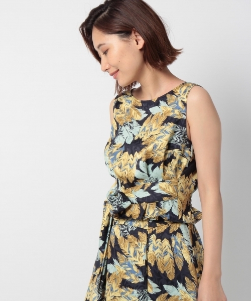 laboratory work（ラボラトリーワーク）の「羽柄セットアップワンピース（ワンピース・レディース・ベージュ/ネイビー・MEDIUM）」の19枚目の写真