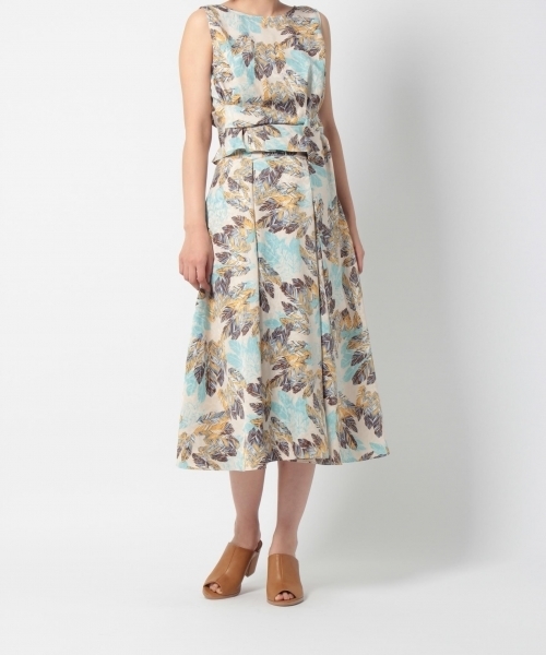 laboratory work（ラボラトリーワーク）の「羽柄セットアップワンピース（ワンピース・レディース・ベージュ/ネイビー・MEDIUM）」の17枚目の写真