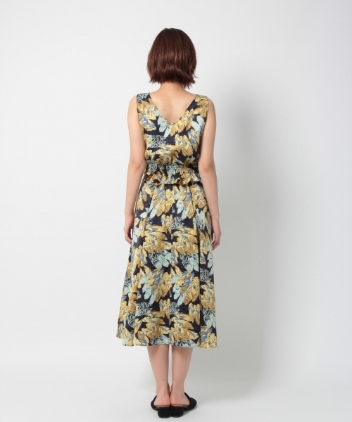 laboratory work（ラボラトリーワーク）の「羽柄セットアップワンピース（ワンピース・レディース・ベージュ/ネイビー・MEDIUM）」の22枚目の写真