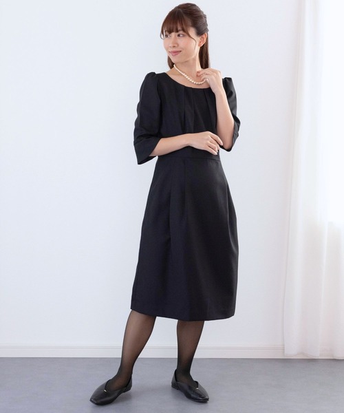 【セール】ウールブレンド マタニティフォーマルワンピ [日本製]（マタニティウェア/グッズ）｜SweetMommy（スウィートマミー）