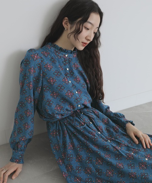 【クリーニング済】希少 injiri インジリ ブラックロングワンピース injiri インジリ シルク ワンピース 黒 絞り 刺繍 長袖 - メルカリ