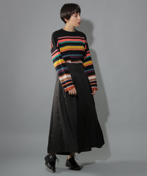 PAGEBOY（ページボーイ）の「バックタックフレアスカート（スカート・レディース・ブラック/パープル/レンガ・FREE）」の5枚目の写真