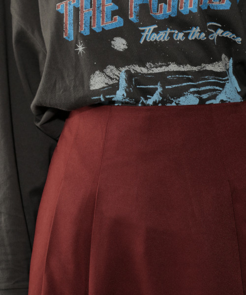 PAGEBOY（ページボーイ）の「バックタックフレアスカート（スカート・レディース・ブラック/パープル/レンガ・FREE）」の10枚目の写真