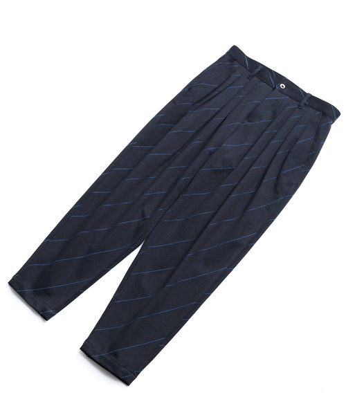 SHAREEF（シャリーフ）の「BIAS LINE WIDE TAPERED PANTS（その他パンツ・メンズ・ネイビー/オレンジ/ブラック・1/3/2）」の12枚目の写真