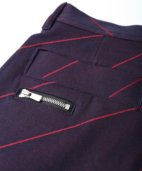 SHAREEF（シャリーフ）の「BIAS LINE WIDE TAPERED PANTS（その他パンツ・メンズ・ネイビー/オレンジ/ブラック・1/3/2）」の15枚目の写真