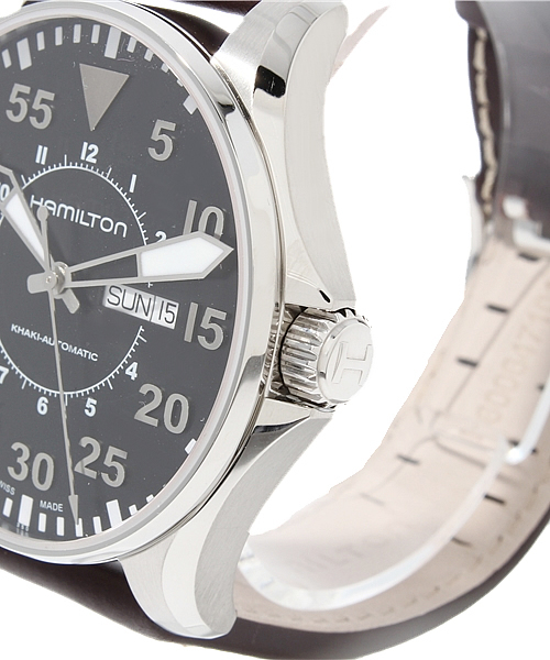 NANO universe（ナノユニバース）の「HAMILTON(ハミルトン)/ カーキパイロットオート46mm（アナログ腕時計・メンズ・ブラウン・FREE）」の4枚目の写真