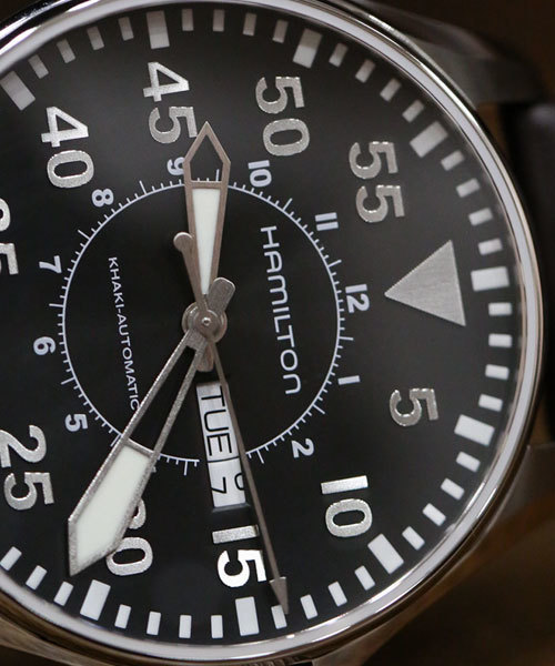 NANO universe（ナノユニバース）の「HAMILTON(ハミルトン)/ カーキパイロットオート46mm（アナログ腕時計・メンズ・ブラウン・FREE）」の9枚目の写真