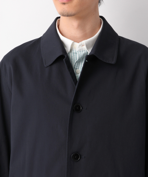 GLOBAL WORK（グローバルワーク）の「ノビリアステンカラーコート/813846（ステンカラーコート・メンズ・ベージュ/ネイビー・SMALL/MEDIUM/LARGE）」の12枚目の写真