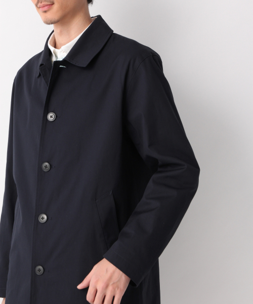 GLOBAL WORK（グローバルワーク）の「ノビリアステンカラーコート/813846（ステンカラーコート・メンズ・ベージュ/ネイビー・SMALL/MEDIUM/LARGE）」の4枚目の写真