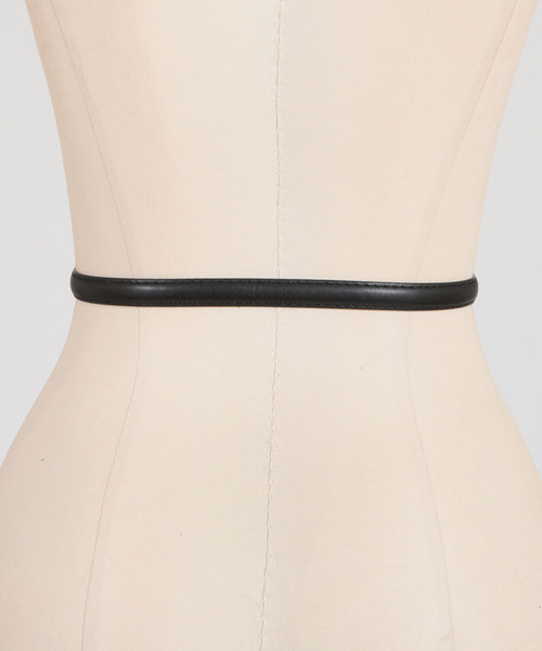 Julia Boutique（ジュリアブティック）の「フェイクレザーゴールドバックル細ベルト/550041（ベルト・レディース・ホワイト/ブラック/ベージュ/キャメル・ONE）」の9枚目の写真