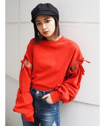 EMODA | カットアウトバルキープルオーバー(スウェット)