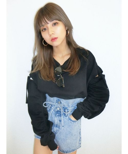 EMODA（エモダ）の「カットアウトバルキープルオーバー（スウェット・レディース・ホワイト/ブラック/オレンジ・FREE）」の3枚目の写真