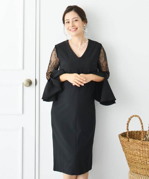授乳レースベルスリーブワンピース 楽天市場】授乳レースベルスリーブワンピース【マタニティ服