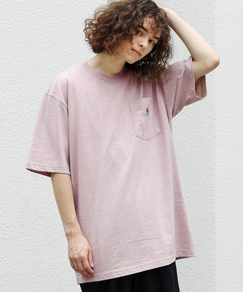 Carhartt(カーハート)の「Carhartt カーハート / ビッグサイズ ワンポイントロゴ 半袖Tシャツ カットソー SUMMER(Tシャツ/カットソー・メンズ・グリーン系その他/ボルドー/ベージュ系その他/グレー系その他/ネイビー/ダークブラウン/ホワイト/ヘザーグレー/ヘザーチャコール/ブラック/ブルー系その他/ブラウン系その他/グリーン系その他2/ピンク系その他2/ブルー系その他2/グリーン系その他3/グリーン系その他4/オレンジ系その他/ピンク系その他/イエロー/ブルー系その他4/ブルー系その他3/ダークカーキ・XL/2XL/M/L)」の21枚目の写真