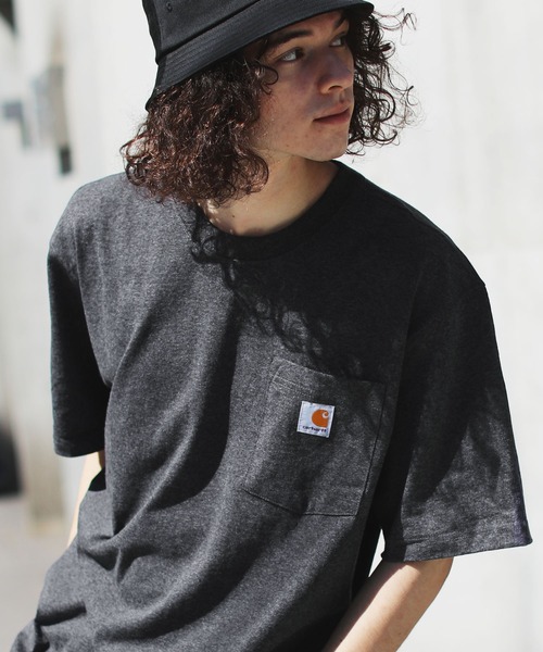 Carhartt(カーハート)の「Carhartt カーハート / ビッグサイズ ワンポイントロゴ 半袖Tシャツ カットソー SUMMER(Tシャツ/カットソー・メンズ・グリーン系その他/ボルドー/ベージュ系その他/グレー系その他/ネイビー/ダークブラウン/ホワイト/ヘザーグレー/ヘザーチャコール/ブラック/ブルー系その他/ブラウン系その他/グリーン系その他2/ピンク系その他2/ブルー系その他2/グリーン系その他3/グリーン系その他4/オレンジ系その他/ピンク系その他/イエロー/ブルー系その他4/ブルー系その他3/ダークカーキ・XL/2XL/M/L)」の6枚目の写真