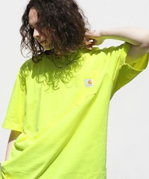 Carhartt | Carhartt  カーハート / ビッグサイズ ワンポイントロゴ 半袖Tシャツ カットソー 2023 SUMMER(Tシャツ/カットソー)