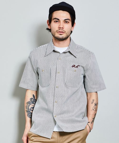 Hickory Work Shirt Work ヒッコリー Shirt ヒッコリー ワークシャツ シャツ ブラウス Rotar ローター のファッション