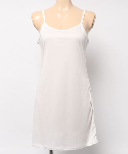 KOBE LETTUCE（コウベレタス）の「インナーシリーズ「petitcoat」キャミソールペチコートワンピース（インナーウェア/肌着・レディース・ベージュ/ブラック/オフホワイト/ブラック系その他2/ホワイト系その他2/ベージュ系その他2/ベージュ系その他/ブラック系その他/ホワイト系その他・M/L/FREE）」の2枚目の写真