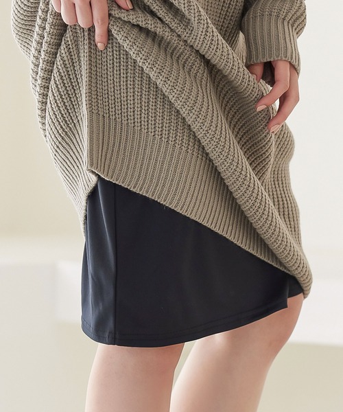 KOBE LETTUCE（コウベレタス）の「インナーシリーズ「petitcoat」キャミソールペチコートワンピース（インナーウェア/肌着・レディース・ベージュ/ブラック/オフホワイト/ブラック系その他2/ホワイト系その他2/ベージュ系その他2/ベージュ系その他/ブラック系その他/ホワイト系その他・M/L/FREE）」の14枚目の写真