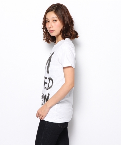 PLST（プラステ）の「Happiness is a 10＄ tee カットソー（Tシャツ/カットソー・レディース・ホワイト・SMALL）」の3枚目の写真