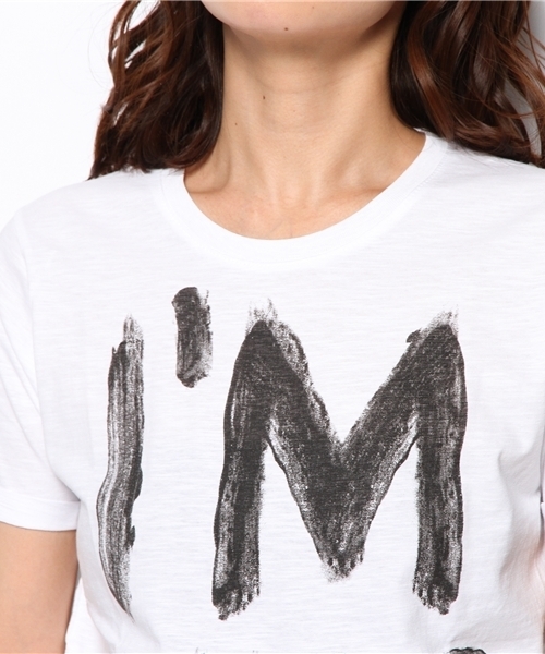 PLST（プラステ）の「Happiness is a 10＄ tee カットソー（Tシャツ/カットソー・レディース・ホワイト・SMALL）」の5枚目の写真