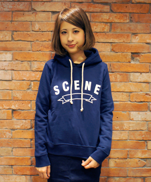 CIAOPANIC(チャオパニック)の「【Ciaopanic】 ロゴプリントフード付裏毛P/O(パーカー・レディース・グレー/アイボリー/ネイビー・FREE)」の6枚目の写真