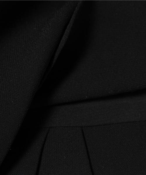 ELFORBR(エルフォーブル)の「ジョーゼットバックフレアオールインワン(つなぎ/オールインワン・レディース・ブラック/ネイビー・38/36/34)」の10枚目の写真