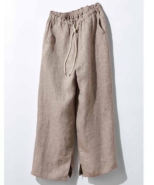 MEDE19F(メデジュウキュウ)の「MEDE19F リネン100%のヘリンボーン柄パンツ〈ブラウン〉(その他パンツ・レディース・ライトブラウン・MEDIUM/LARGE/X-LARGE/XX-LARGE/NM)」の11枚目の写真
