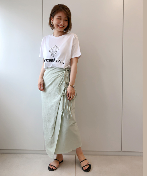 DouDou（ドゥドゥ）の「ラップリボンスカート（スカート・レディース・ホワイト系その他/ベージュ/ミント・FREE）」の15枚目の写真