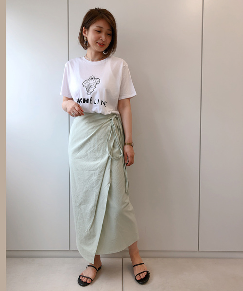 DouDou（ドゥドゥ）の「ラップリボンスカート（スカート・レディース・ホワイト系その他/ベージュ/ミント・FREE）」の22枚目の写真