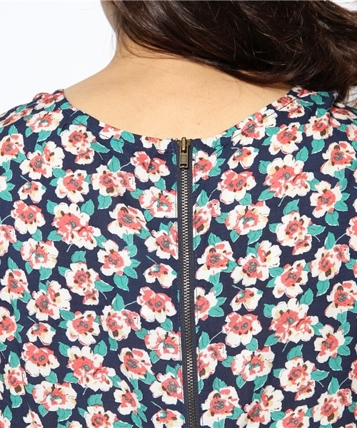 CIAOPANIC（チャオパニック）の「【Ciaopanic】大花ノースリーブOP（ワンピース・レディース・ネイビー/レッド/グリーン・FREE）」の9枚目の写真