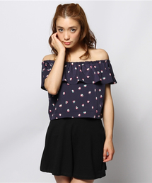 ROSE BUD | S-LBL-14105 OFF SHOULDER RUFFLE BLOUSE(シャツ/ブラウス)