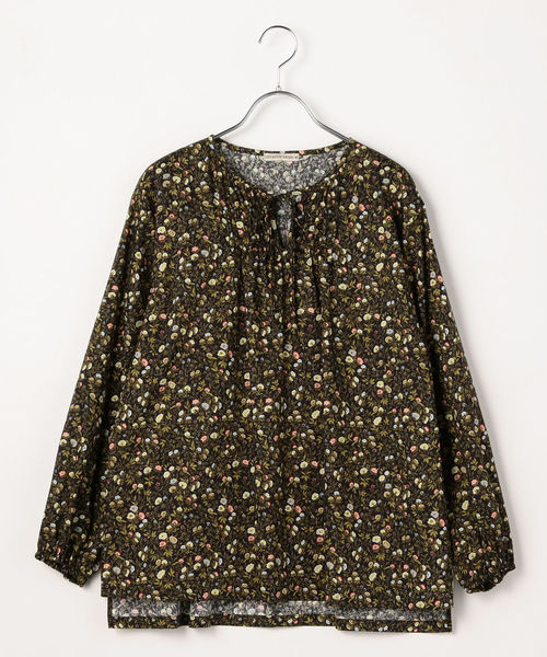 liflattie ships（リフラティ シップス）の「liflattie ships:リバティシャーリングスモック（シャツ/ブラウス・レディース・ブラック/ピンク/オリーブ・SMALL/MEDIUM）」の21枚目の写真