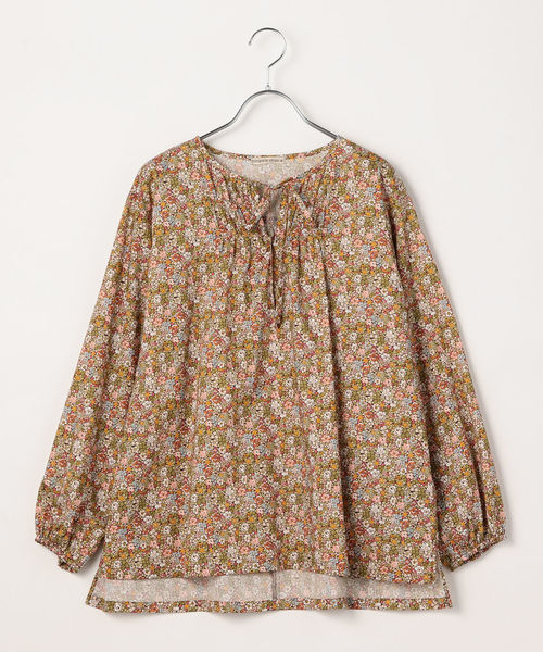 liflattie ships（リフラティ シップス）の「liflattie ships:リバティシャーリングスモック（シャツ/ブラウス・レディース・ブラック/ピンク/オリーブ・SMALL/MEDIUM）」の22枚目の写真