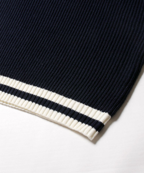 ASTRONOMY（アストロノミー）の「オーバーサイズ Vネック チルデン ニット ベスト ワイド ビッグシルエット（ベスト・メンズ・ホワイト/ブラック/ベージュ/ホワイト系その他/ブラック系その他/グレー/モカ/ベージュ系その他/ネイビー/ブルー系その他・M/L）」の17枚目の写真