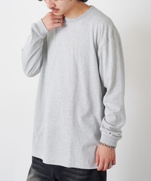 レディースのTシャツ/カットソー（グレー/灰色系・ビジュー