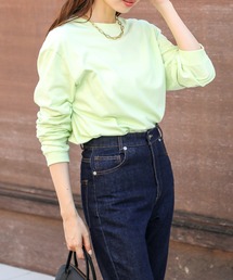 HOLIDAY スーパーリブクルーネックロングスリーブトップス SUPER RIB CREW-NECK L/S TOPS (TULIP) スーパーリブクルー