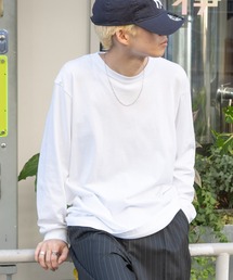 SETUP7（セットアップセブン）の「累計販売2万枚突破！【United Athle】premium cotton rib long sleeve t-shirt /  プレミアム コットン リブロングスリーブTシャツ ベーシック ロンT / 菅田将暉・山下智久・目黒蓮・川口春奈・新木優子・指原莉乃・田中みな実・JENNIE・Travis Scottなどのスタイルを参考にした着こなしに 5011（Tシャツ/カットソー）」