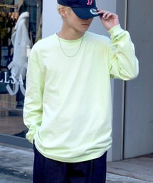 United Athle（ユナイテッドアスレ）の「累計販売2万枚突破！【United Athle】premium cotton rib long sleeve t-shirt /  プレミアム コットン リブロングスリーブTシャツ ベーシック ロンT / 菅田将暉・山下智久・目黒蓮・川口春奈・新木優子・指原莉乃・田中みな実・JENNIE・Travis Scottなどのスタイルを参考にした着こなしに 5011（Tシャツ/カットソー）」