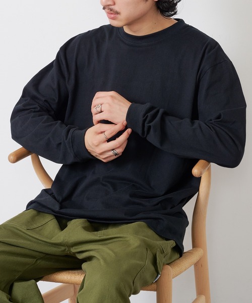 United Athle Premium Cotton Rib Long Sleeve T‑shirt 5011 — премиальная рубчикованная хлопковая футболка с длинным рукавом