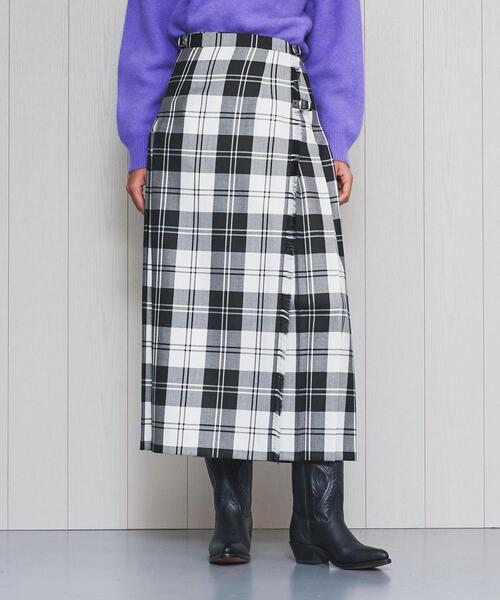 O'NEIL of DUBLIN(オニールオブダブリン)の「<O'NEIL of DUBLIN>CLASSIC MAXI KNIT EXTRA BELT SKIRT/スカート ◆(スカート・レディース・イエロー/ブラック/レッド・10/8)」の17枚目の写真