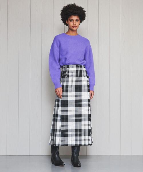 O'NEIL of DUBLIN(オニールオブダブリン)の「<O'NEIL of DUBLIN>CLASSIC MAXI KNIT EXTRA BELT SKIRT/スカート ◆(スカート・レディース・イエロー/ブラック/レッド・10/8)」の7枚目の写真