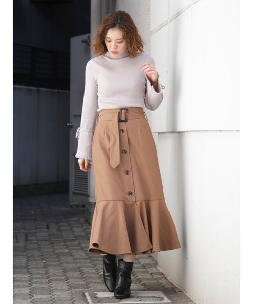 dazzlin（ダズリン）の「ペプラムマーメイドスカート（スカート・レディース・グレー/ピンク/グリーン/ブラウン/その他1・SMALL/MEDIUM）」の10枚目の写真